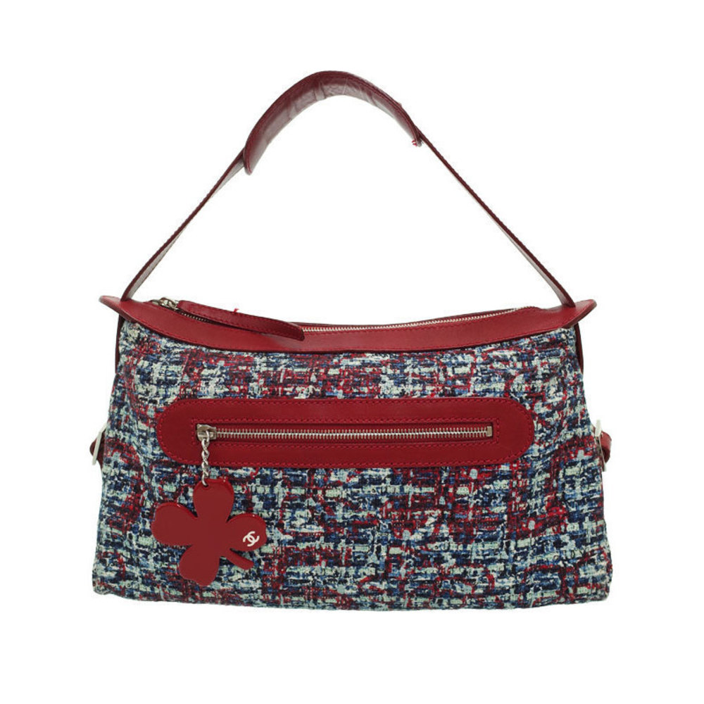 Chanel Clover Tweed Shoulder Bag